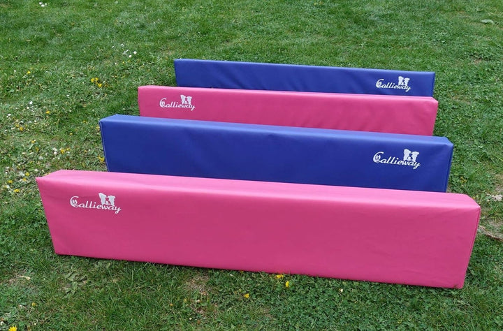Callieway® Agility Soft-Weitsprung Sosipiri - Agility Long-Jump - FCI konform (blau/Himbeer ohne Eck