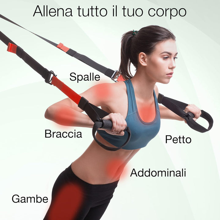 Setgowell Elastische Fitnessbänder für Zuhause, Fitnessstudio, Trx-Bänder, elastisch, für Training i