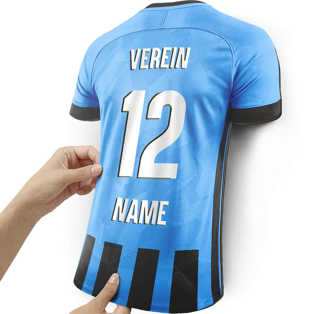 Elbeffekt Trikotlampe für Mannheim Fans aus Holz - personalisierbares Geschenk - schenke Dein indivi