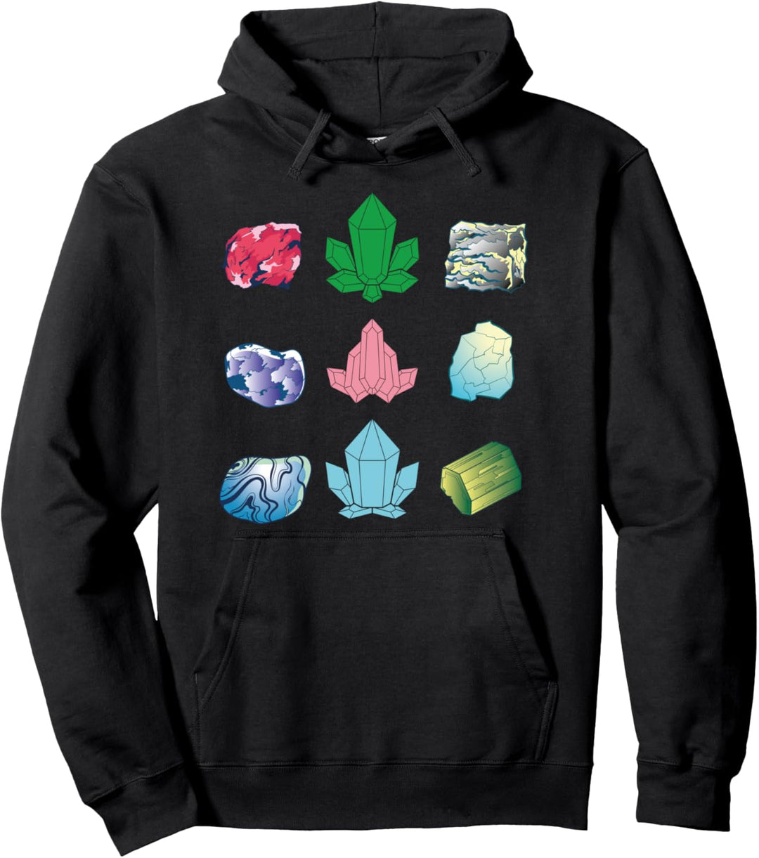 Gesteinsammler Geologe Steine Mineralien Kristalle Geologie Pullover Hoodie