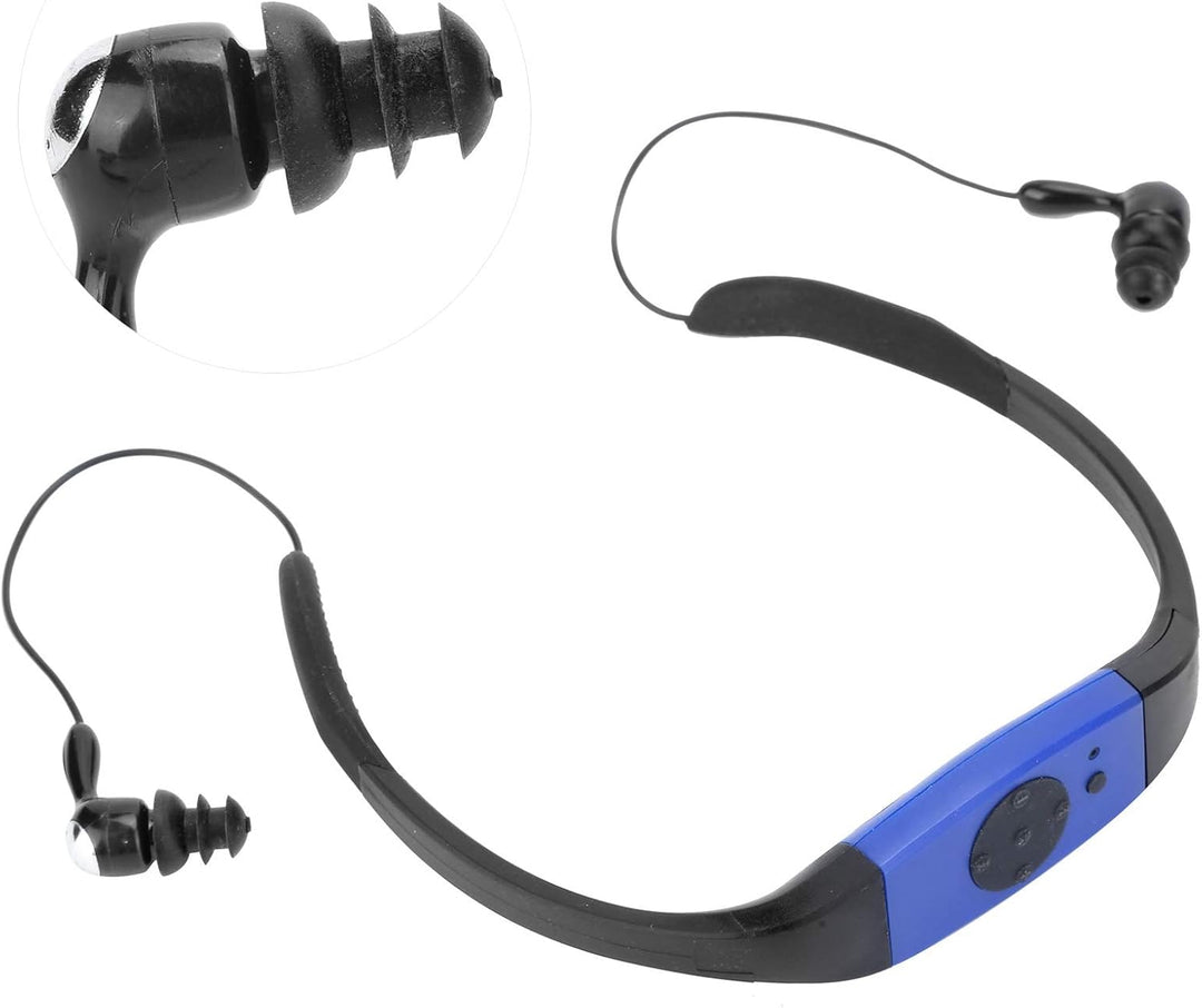 IPX8-Kopfhörer Wasserdicht Zum Schwimmen, Wasserdichter MP3-Player, Unterwasser-Kopfhörer-Ohrhörer Z