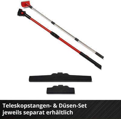 Einhell Akku-Fensterreiniger BRILLIANTO Power X-Change (18 V, 28 cm lange Saugdüse, streifenfreie Re