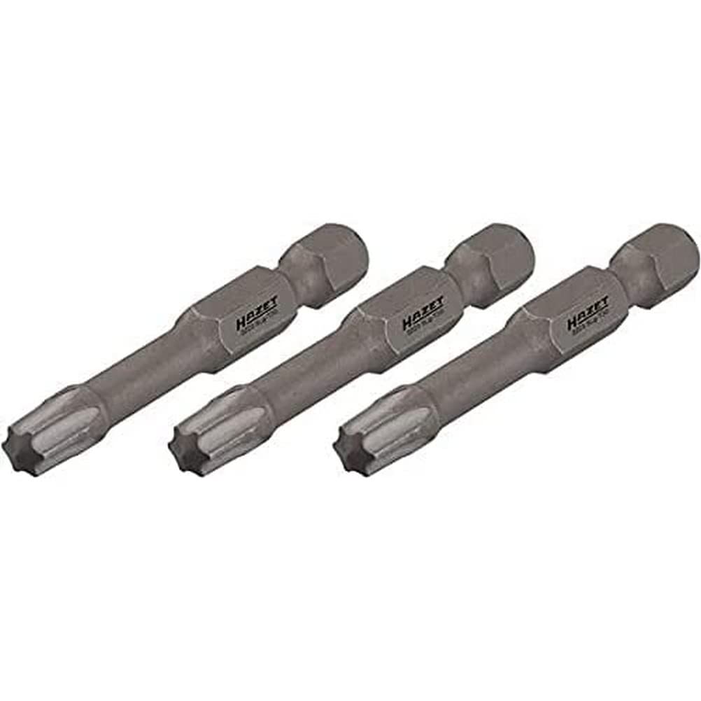 Hazet Schlag-, Maschinenschrauber-Torsions-Bits 2223SLG-T40/3 ∙ Sechskant 6,3 (1/4 Zoll) ∙ Innen Tor
