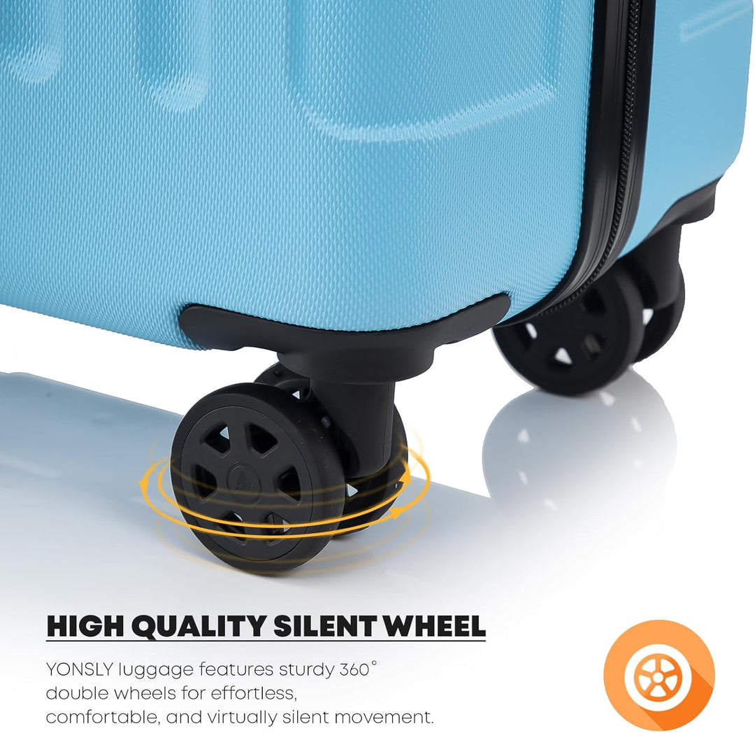 Koffer Suitcase Set, Trolley Reisekoffer, Rollkoffer Handgepäck, Kofferset, Gepäckset mit 4 Rollen 3
