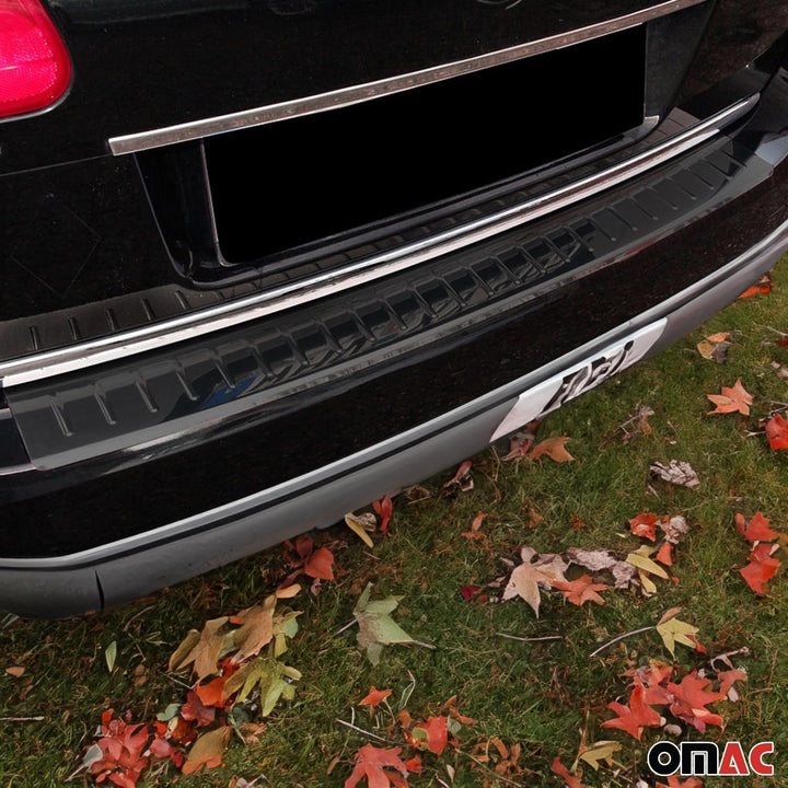 Ladekantenschutz Stossstangenschutz kompatibel mit VW Passat Variant B6 2005-2010 Edelstahl Chrom Du