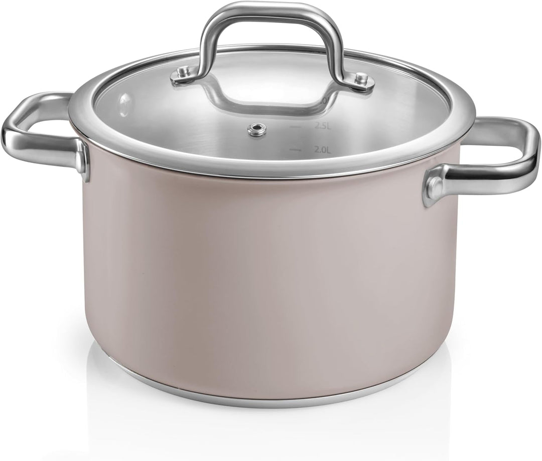 Tescoma Topfset DELIGHT Taupe, 8-teilig