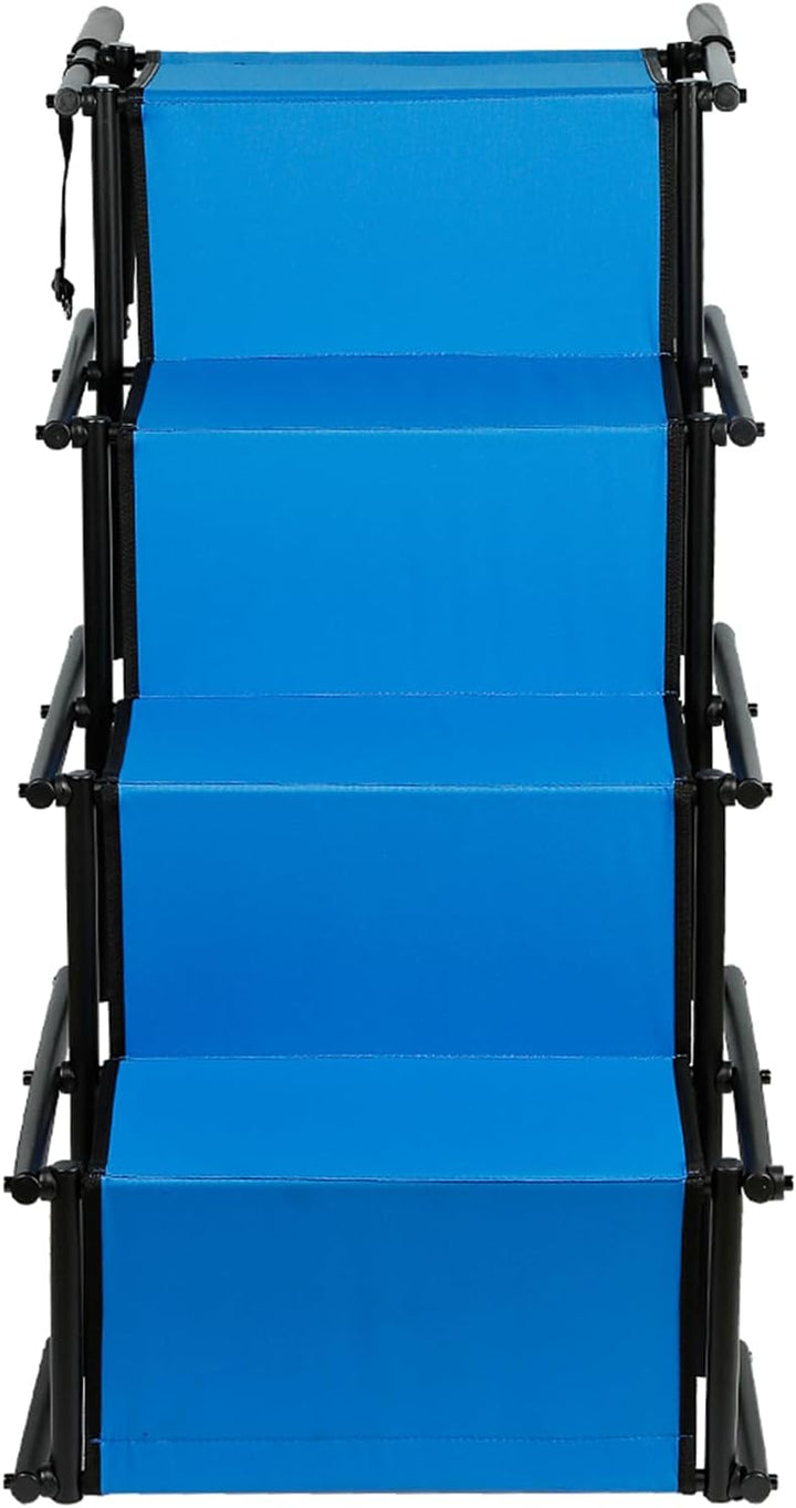 Homewell Hunderampe Auto Klappbar - Bis 70 kg Belastbar - Leicht zu Lagern - Treppe für Hunde mit Ve