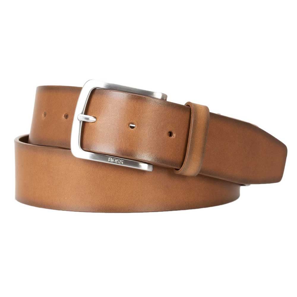 BOSS Herren Gürtel 100 Medium Brown210, 100 Medium Brown210
