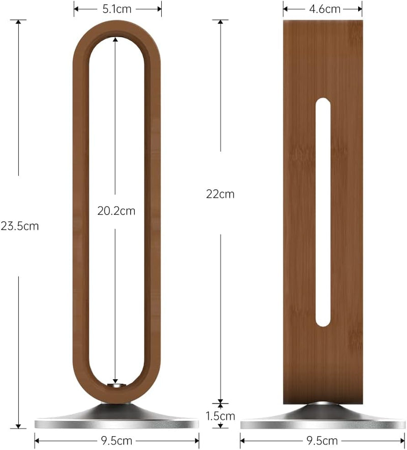 Kopfhörerständer aus Holz für Schreibtisch, U-förmiges Bogendesign, Aluminiumlegierung, Gaming-Heads