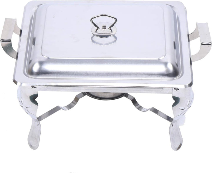 6L Speisewärmer Edelstahl Buffetwärmer Chafing Dish Warmhaltebehälter, Spülmaschinenfest mit Deckelg