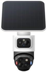 eufyCam S4 1‑Kamera‑Set, kabellose Solar‑Überwachungskamera aussen, 3‑Linsen Bullet‑PTZ‑Kamera, 4K U