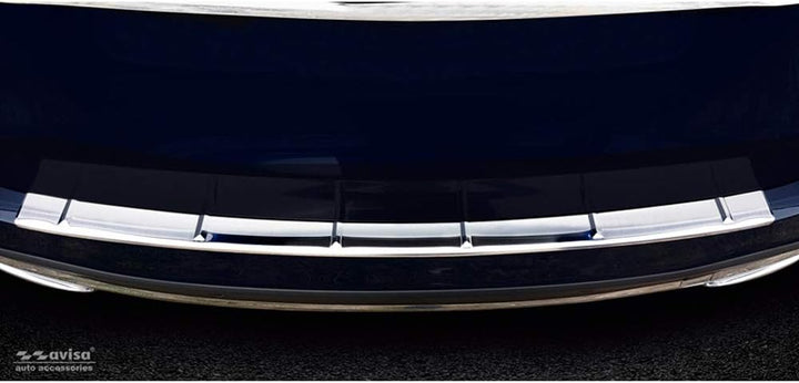 Avisa Edelstahl Heckstossstangenschutz kompatibel mit Mercedes GLE II (W167) 2019- inkl. 53 AMG 'Rib