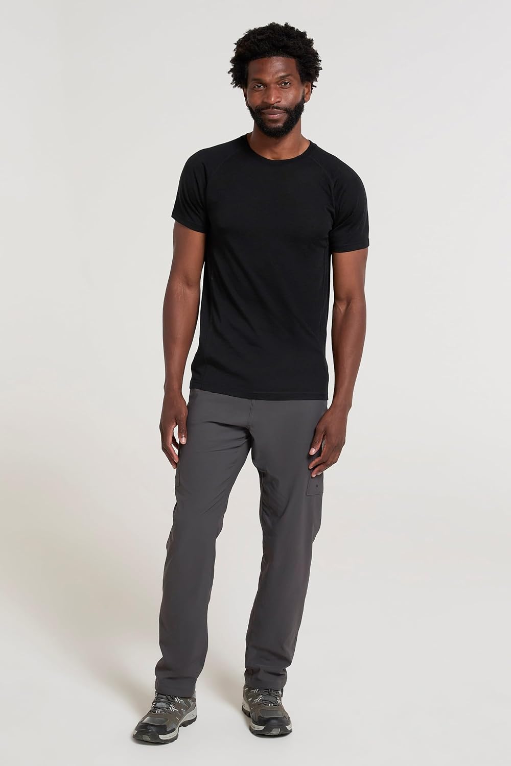 Mountain Warehouse Summit Merino Herren T-Shirt Unterhemd Thermounterwäsche Funktionsunterwäsche Ski