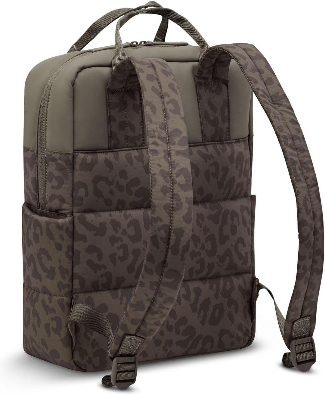 Kapten & Son Rucksack Freizeitrucksack mit Laptopfach Bergen Cloud Backpack 15L Leo Dark Brown taupe