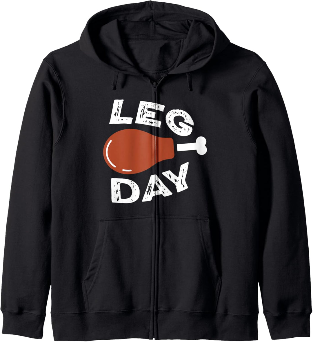 Lustige Türkei Thanksgiving Leg Day Festtags Kapuzenjacke