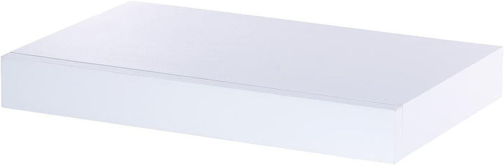 Carlo Milano Wandschublade: Wandregal mit versteckter Schublade, 40 x 5 x 25 cm, weiss (Wandschublad