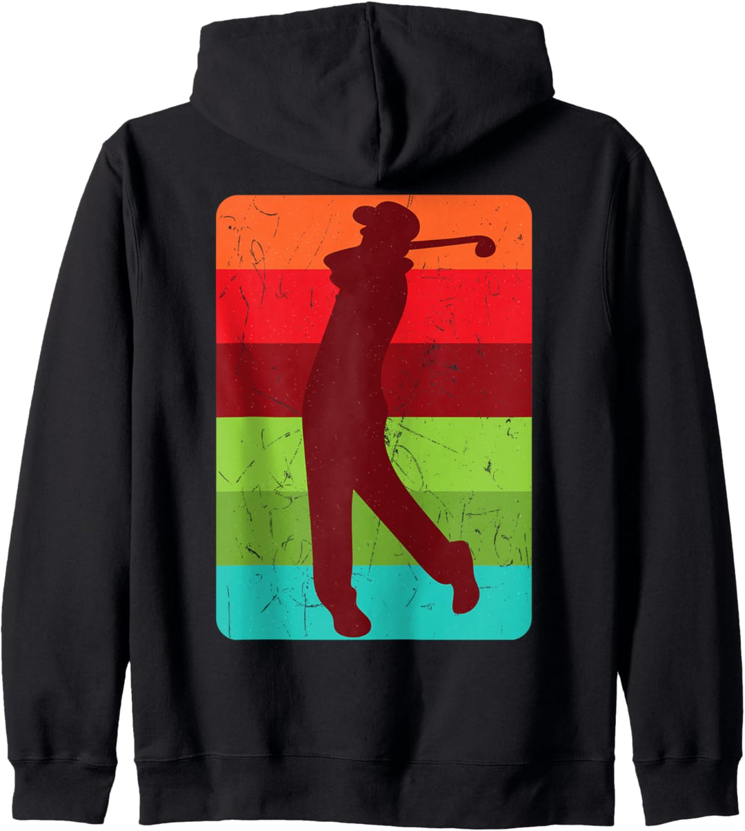 GOLF VINTAGE Golfer Outfit Golferinnen Golfer Bild Kapuzenjacke