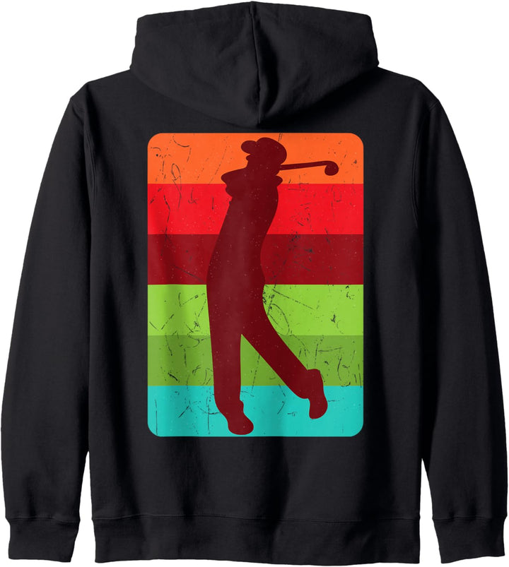 GOLF VINTAGE Golfer Outfit Golferinnen Golfer Bild Kapuzenjacke