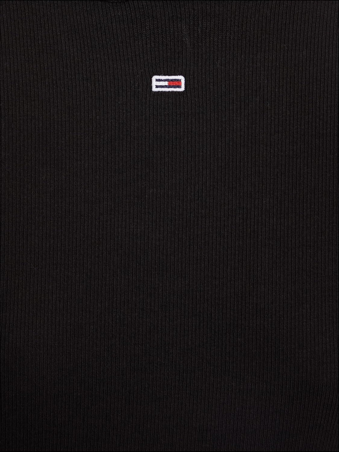 Tommy Jeans Damen Tjw BBY Essential Rib Ls Dw0dw14277 Langarm Strickoberteile XXS Schwarz, XXS Schwa