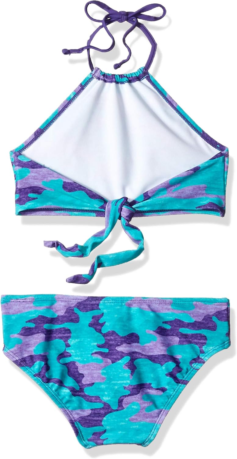 Kanu Surf Girls' Mahina Beach Sport Halter Bikini 2-Piece Swimsuit