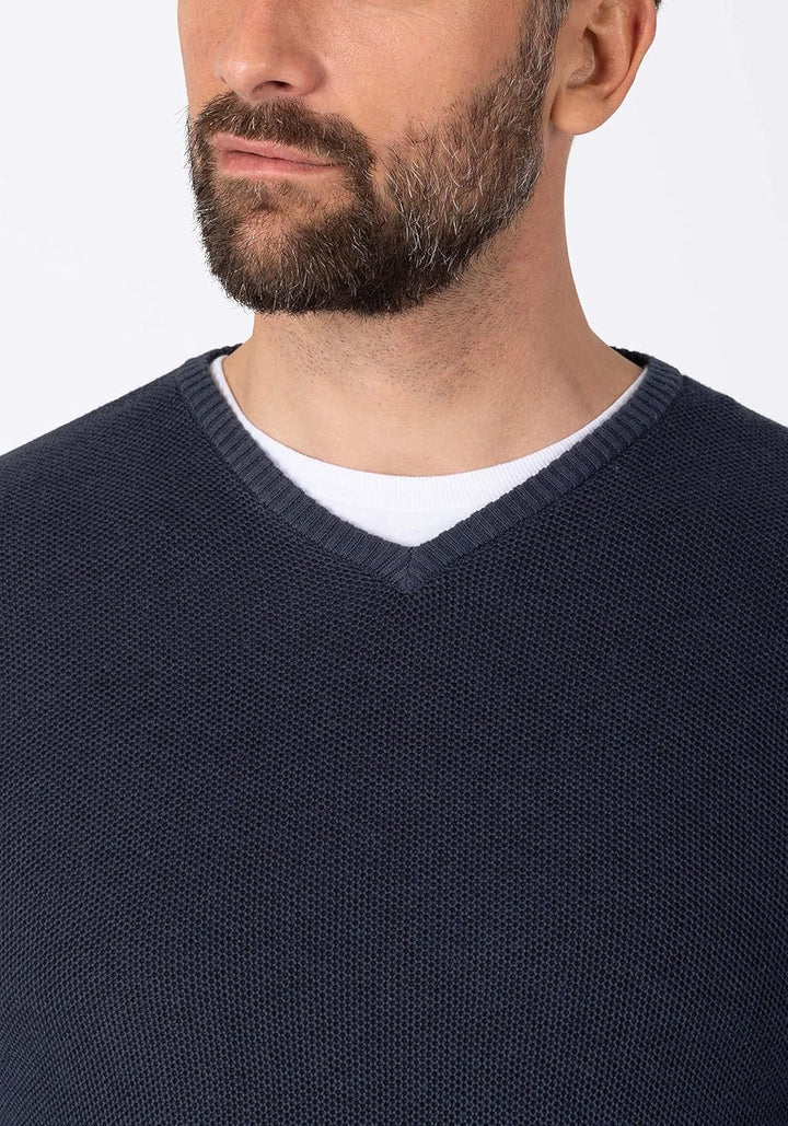 Timezone Herren Soft V Longsleeve Pullover M Total Eclipse, M Total Eclipse