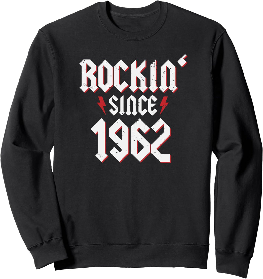 Rockin Since 1962, 60. Geburtstag Geschenk Mann, Vintage Sweatshirt