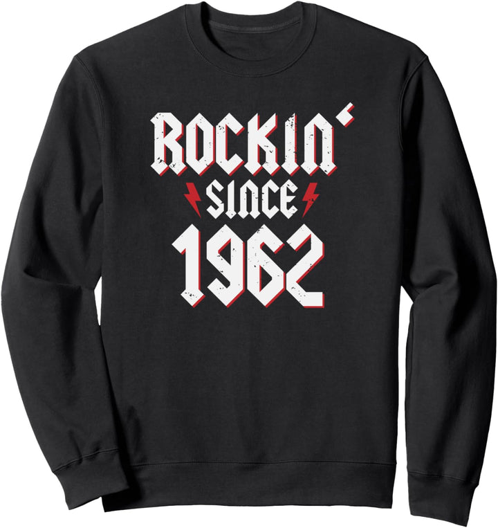 Rockin Since 1962, 60. Geburtstag Geschenk Mann, Vintage Sweatshirt