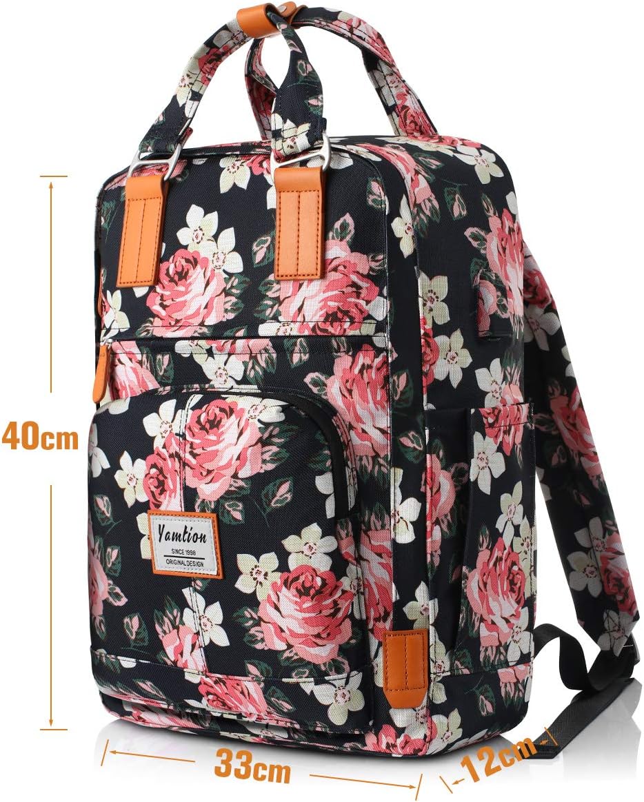 YAMTION Rucksack Damen,Schulrucksack Mädchen Teenager Daypack Damen Rucksack Frauen Rucksack Laptop
