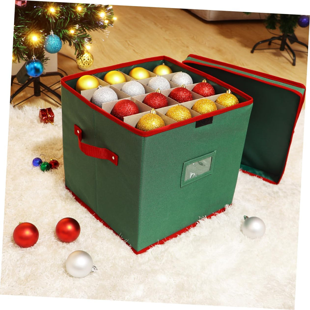 Cabilock Weihnachtsschmuck Aufbewahrungsbox für Weihnachtsdeko Reissfester 600D Oxford Aufbewahrungs