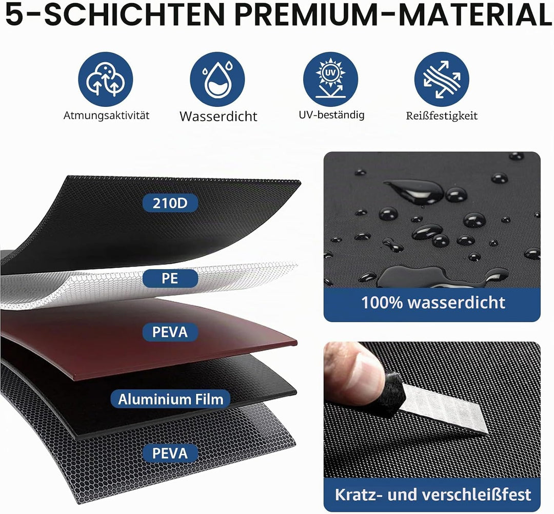 Autoplane Wasserdicht Atmungsaktiv Kompatibel mit VW Beetle 1960-2023