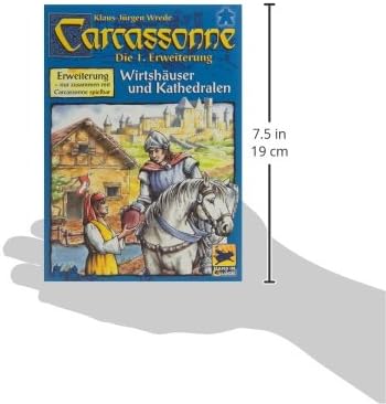 Hans im Glück 48131 - Carcassonne 1. Erweiterung "Wirtshäuser & Kathedralen"