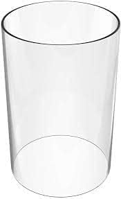 Glas Zylinder ohne Boden mundgeblasen Windlicht Ersatzzylinder Grablicht Durchmesser ca. 10,5 cm Län