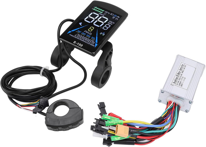 BuyWeek Elektrofahrrad Brushless Motor Controller Kit, 36V 48V 250W 350W 17A 3 Modus Sinuswelle Cont