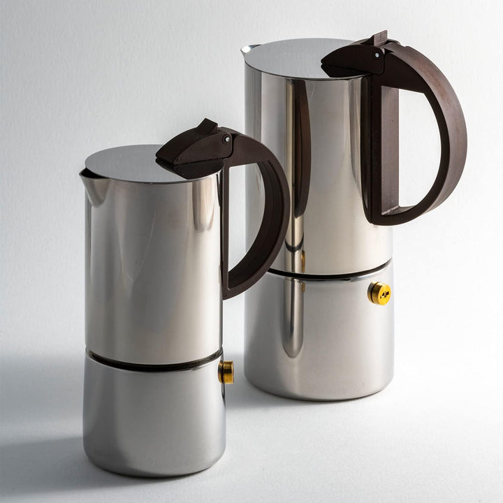 Gnali & Zani CHICCA Espressokocher | Edelstahl | Für 6 Tassen | Alle Herdarten inklusive Induktion |