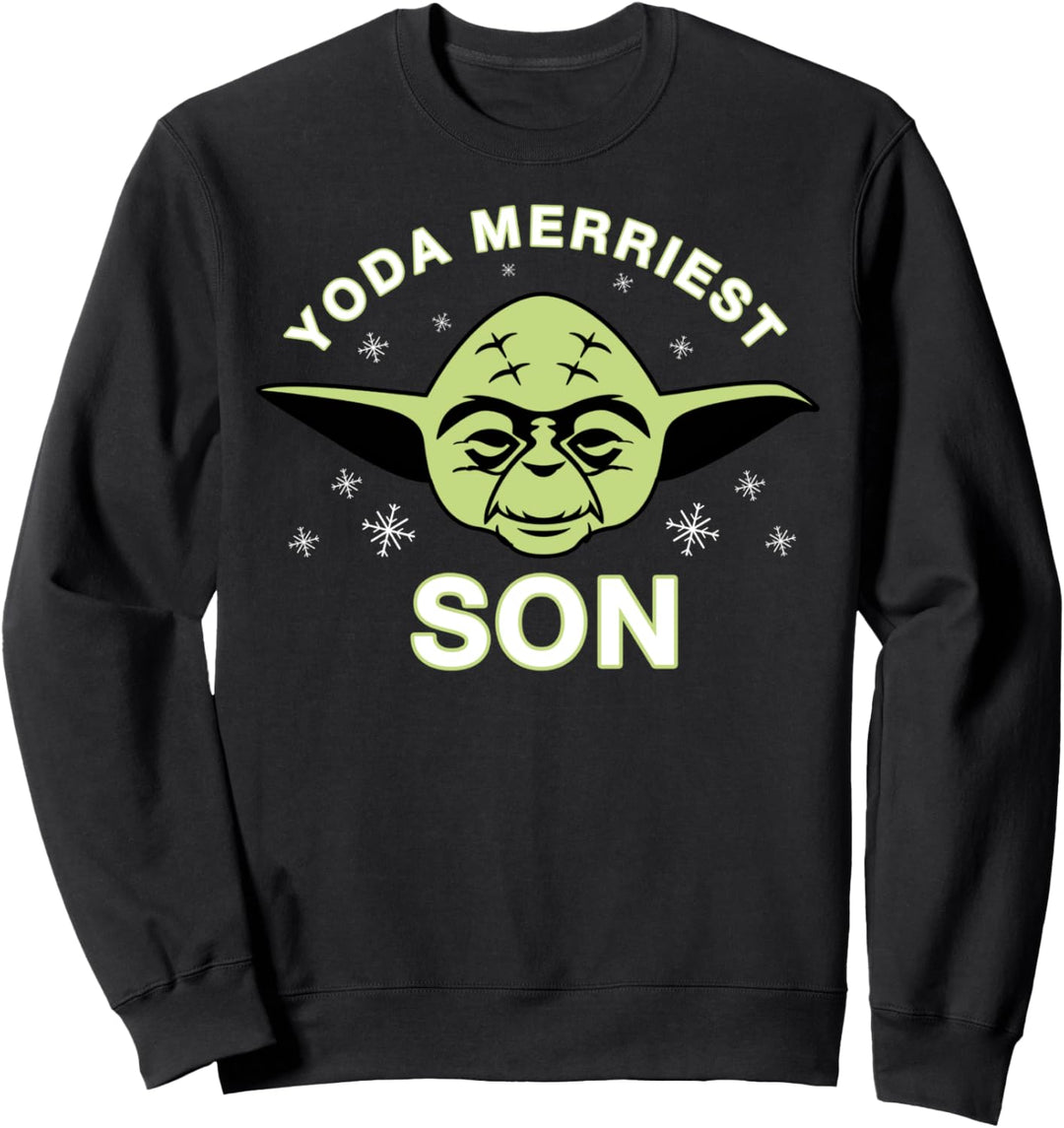 Star Wars Christmas Yoda Merriest Son Sweatshirt