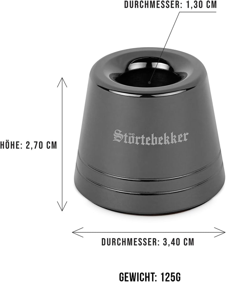 Störtebekker® Premium kleiner Rasierständer im Set mit Störtebekker Rasierhobel - hochwertiges Zubeh