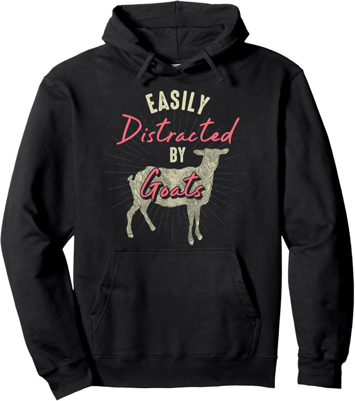 Ziegen Bauer Bauernhof Tier Landwirtschaft Lustiges Ziege Pullover Hoodie