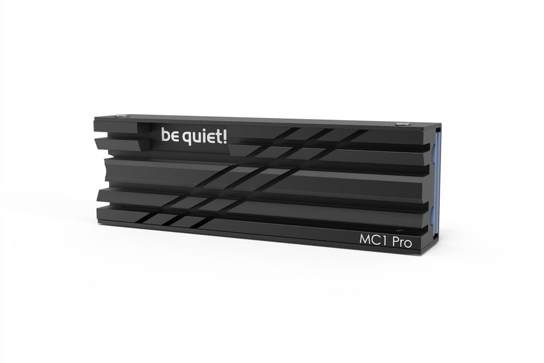 be quiet! MC1 Pro M.2 SSD Kühler Kühlkörper mit integrierter Heatpipe für Ein- und Doppelseitige 228