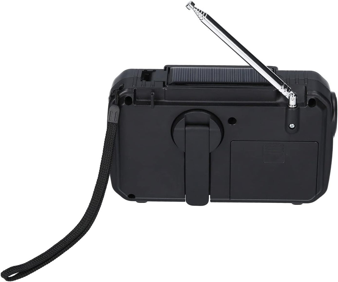 Kavolet Solar Radio, Digitales FM AM WB Kurbel Radio Outdoor Notfall Solar Handkurbel Radio Taschenl