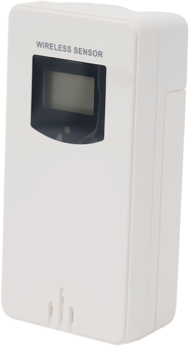 Kabelloser Fernsensor für FanJu 3378 Wetterstation, kabelloser Aussensensor Innensender, 60 Meter Üb