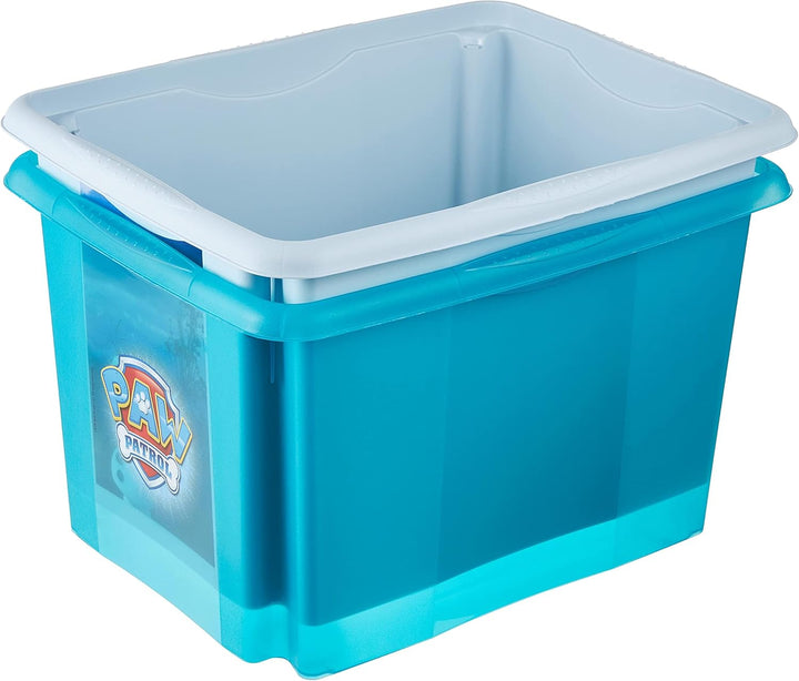 keeeper Paw Patrol Aufbewahrungsbox mit Deckel, Dreh- und stapelbar, Für Kinder, 30 l, Karolina, Fre