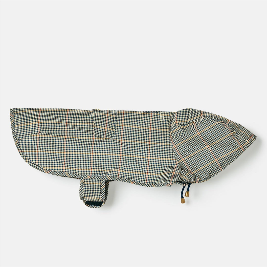 Rosewood x Joules Henson Check Packaway Jacke für Hunde, Grösse M, waschbar, leicht und tragbar, was