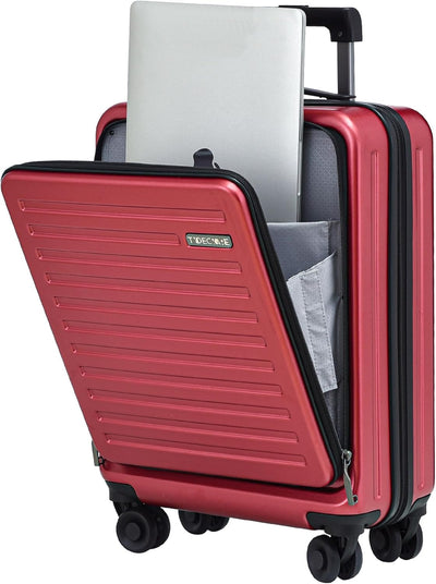 TydeCkare 20" Handgepäck mit Laptopfach, 55x40x20cm, Airline Kompatibel, 34L Hartschalenkoffer Klein