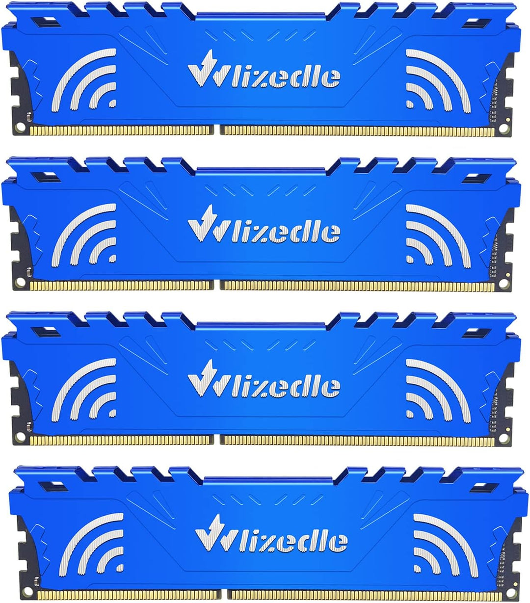 DDR3 Desktop Memory RAM 32GB Kit (4x8GB) 1333MHz CL9 U-DIMM Wlizedle PC Computer Arbeitsspeicher PC3