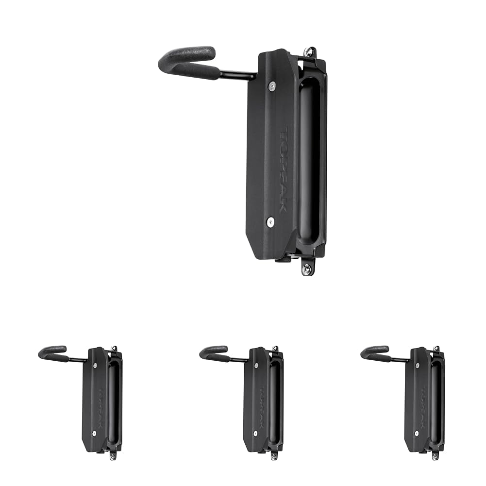TOPEAK Unisex Swing-up Ex Fahrradhalterung, Schwarz, Einheitsgrösse (Packung mit 4) Schwarz Einheits