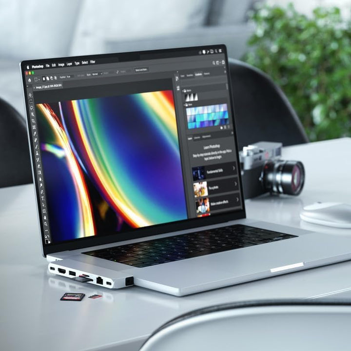 SATECHI 8-in-1 Dual USB-C Pro Max USB4 Hub mit 40 Gbit/s, 96 W PD, Ethernet, HDMI 4K@60Hz, USB-C/USB