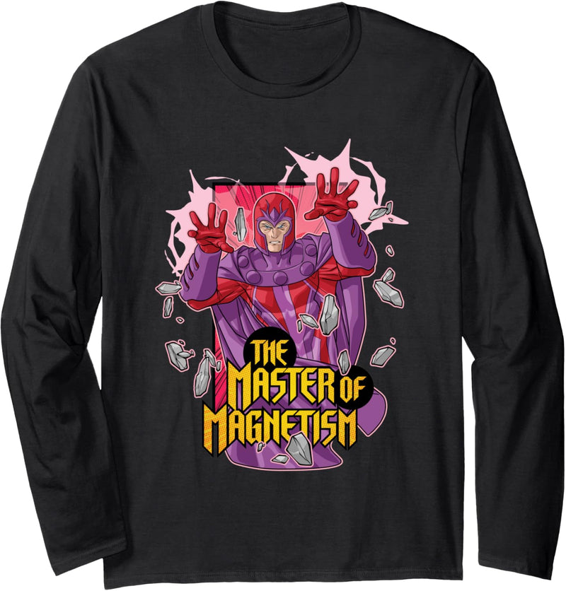 Marvel X-Men Animated Series Magneto The Master of Magnetism Langarmshirt