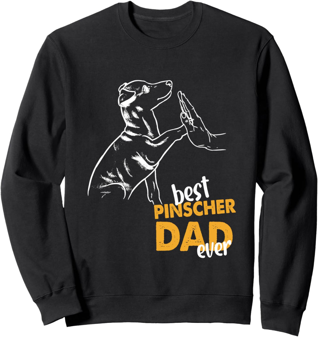 Best Pinscher Dad Ever Dobermann Dad Dobermann Pinscher Sweatshirt