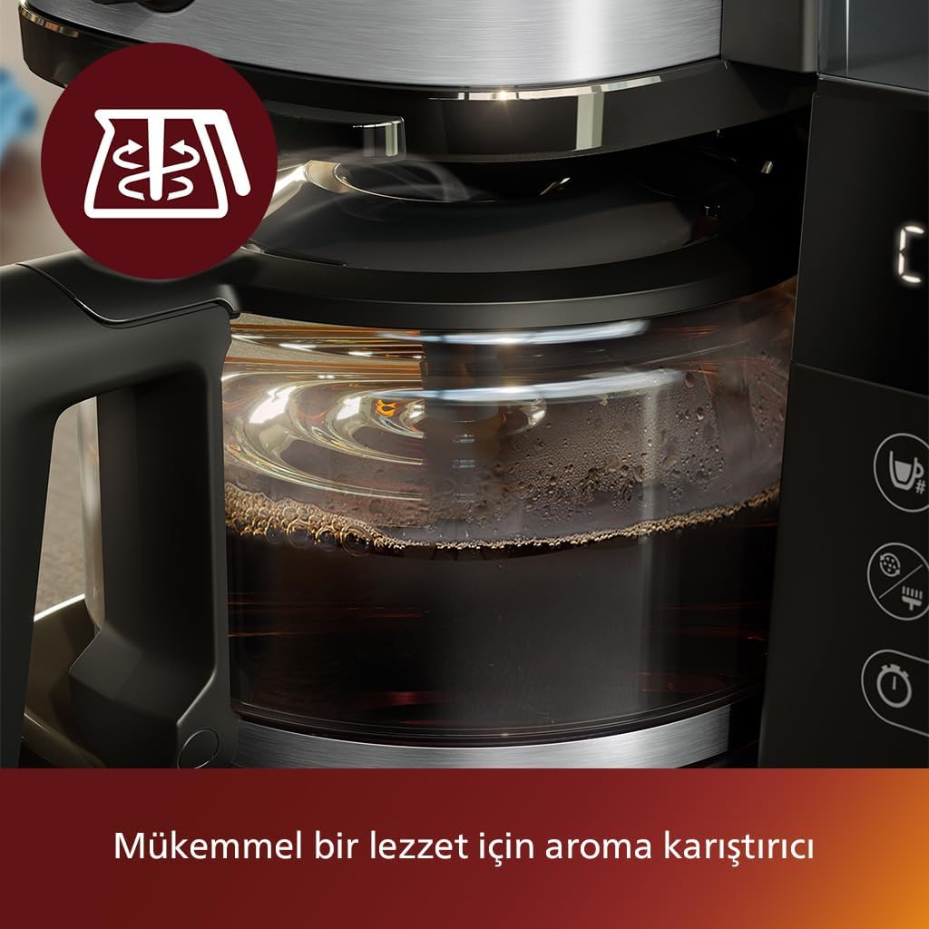 Philips Grind&Brew Coffee Machine (HD7888/01)
