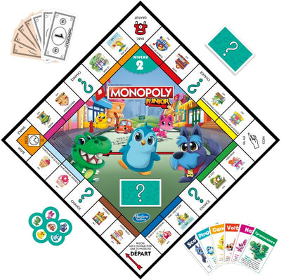 Hasbro Monopoly Junior 2 in 1 - Kinderbrettspiel